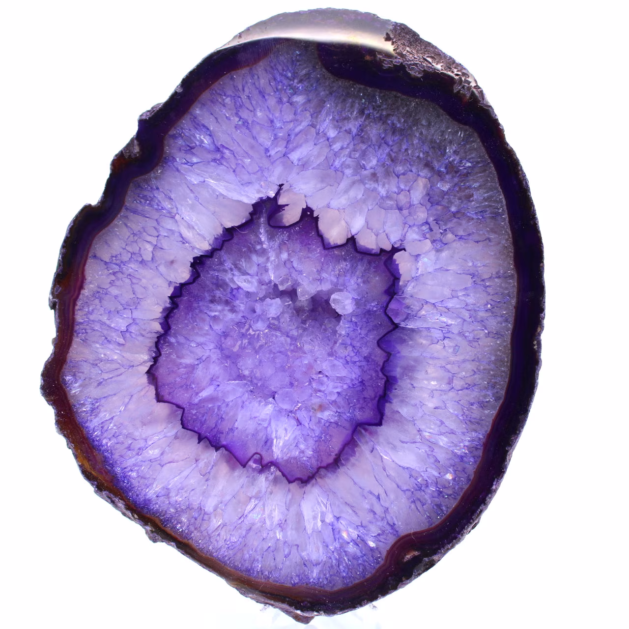 Pierre d'agate violette du Brésil