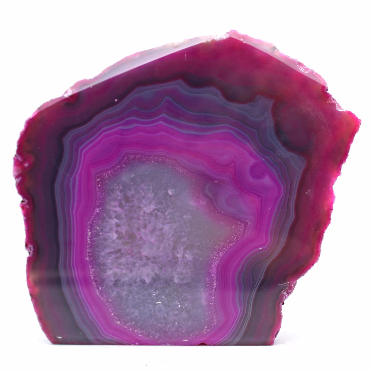 Agate rose à poser