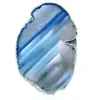 Pierre d'agate bleue - 0