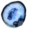 Pierre d'agate bleue du Brésil - 0