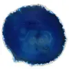 Tranche d'agate bleue minérale - 0