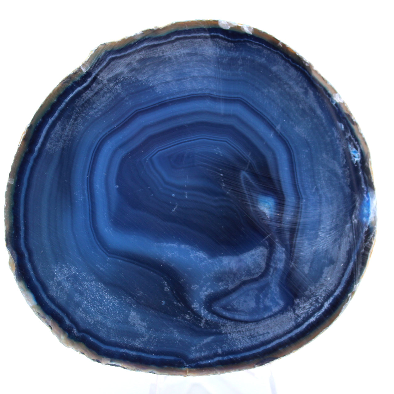 Agate bleue de décoration 