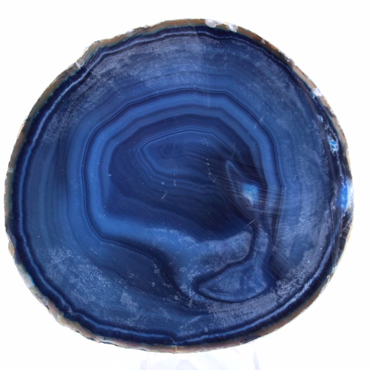 Agate bleue de décoration 