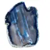 Pierre d'agate bleue du Brésil - 0