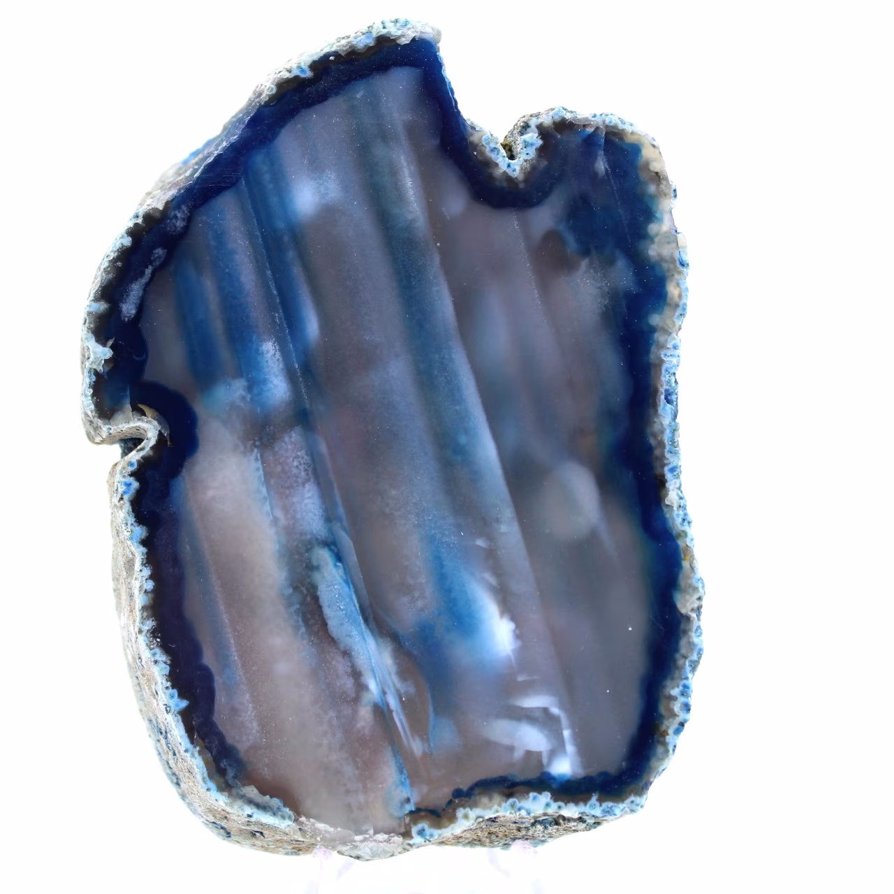 Pierre d'agate bleue du Brésil