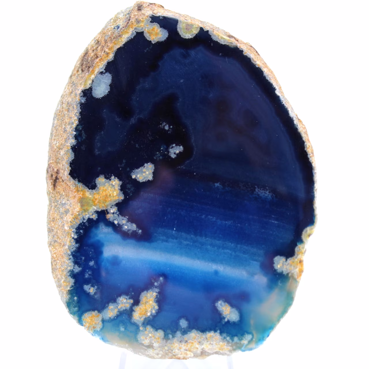Agate bleue de décoration 