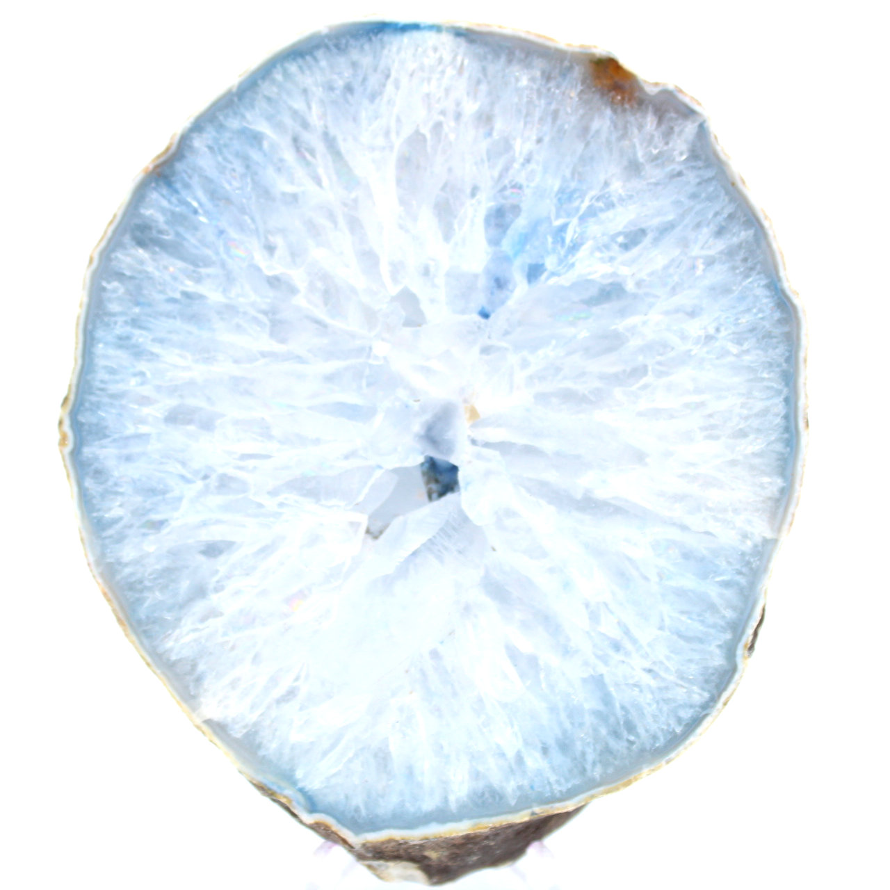 Agate bleue d'ornement