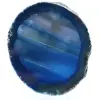 Décoration en agate bleue minérale - 0