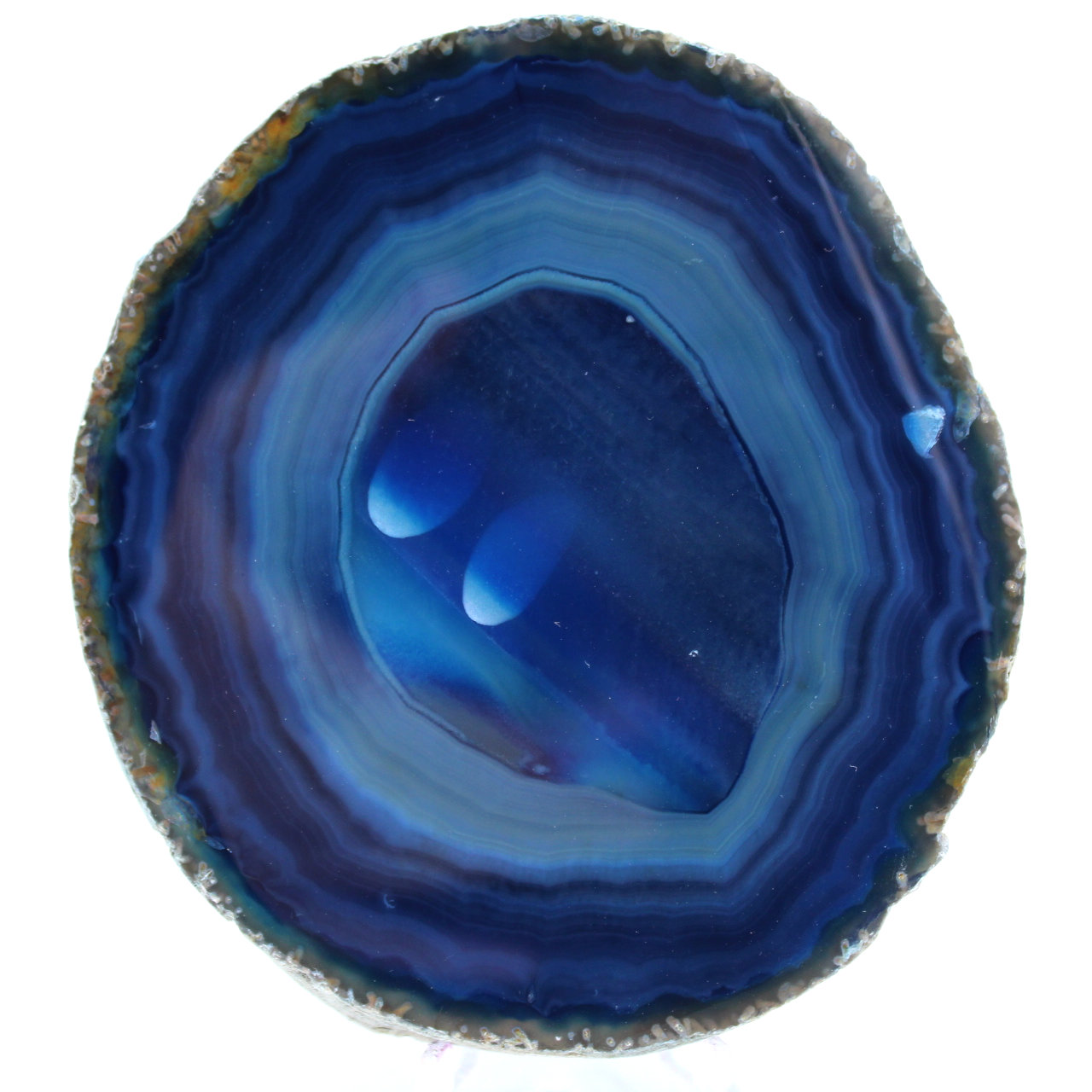 Agate bleue minérale