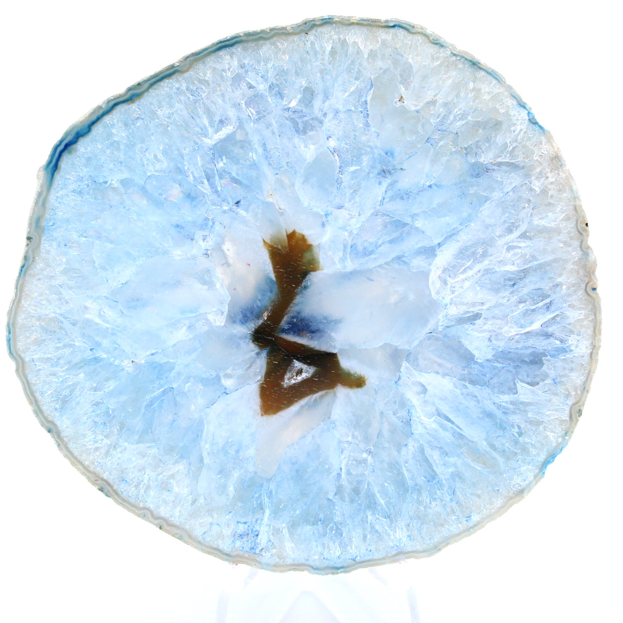 Pierre d'agate bleue du Brésil