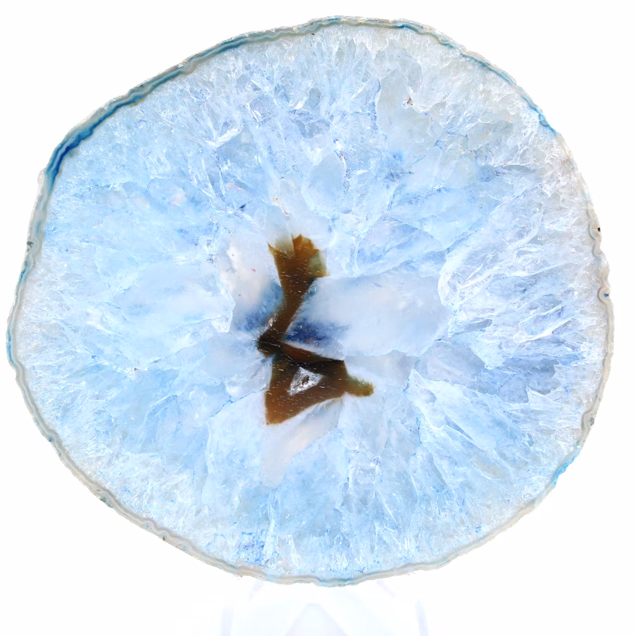 Pierre d'agate bleue du Brésil