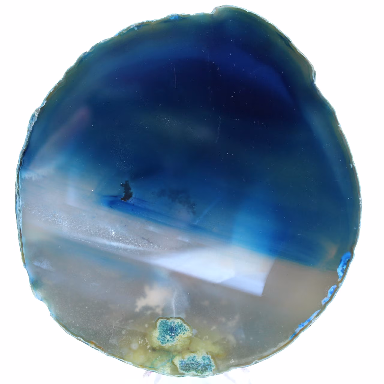 Agate bleue du Brésil