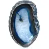 Tranche d'agate bleue minérale - 0