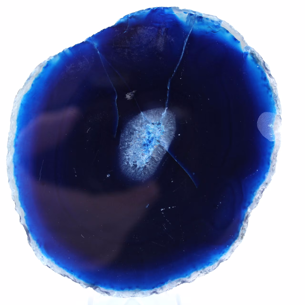 Agate bleue de décoration 