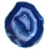 Pierre d'agate bleue - 0