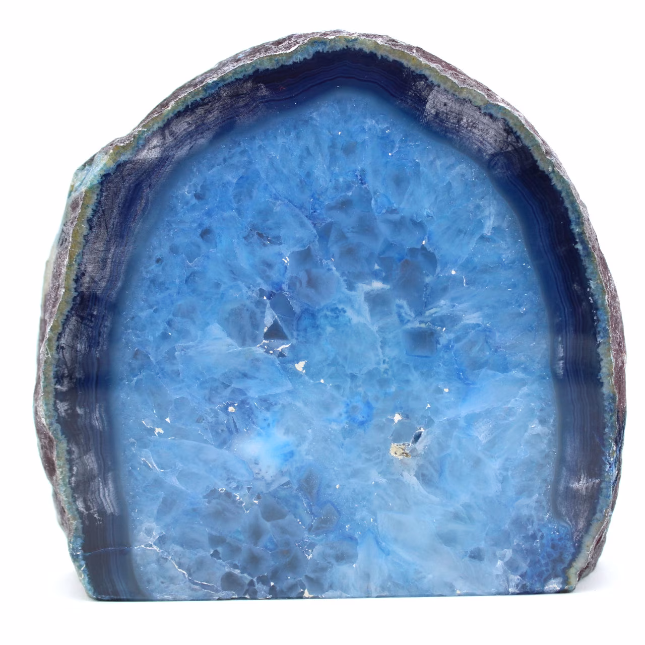 Agate bleue à poser