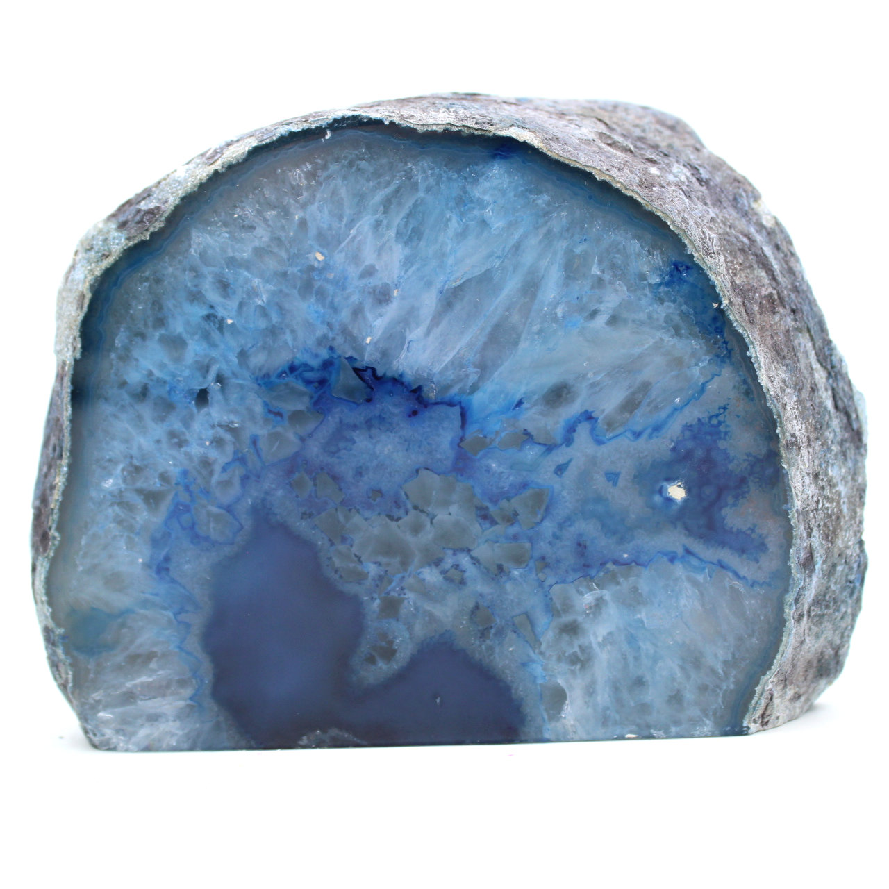 Agate bleue de décoration