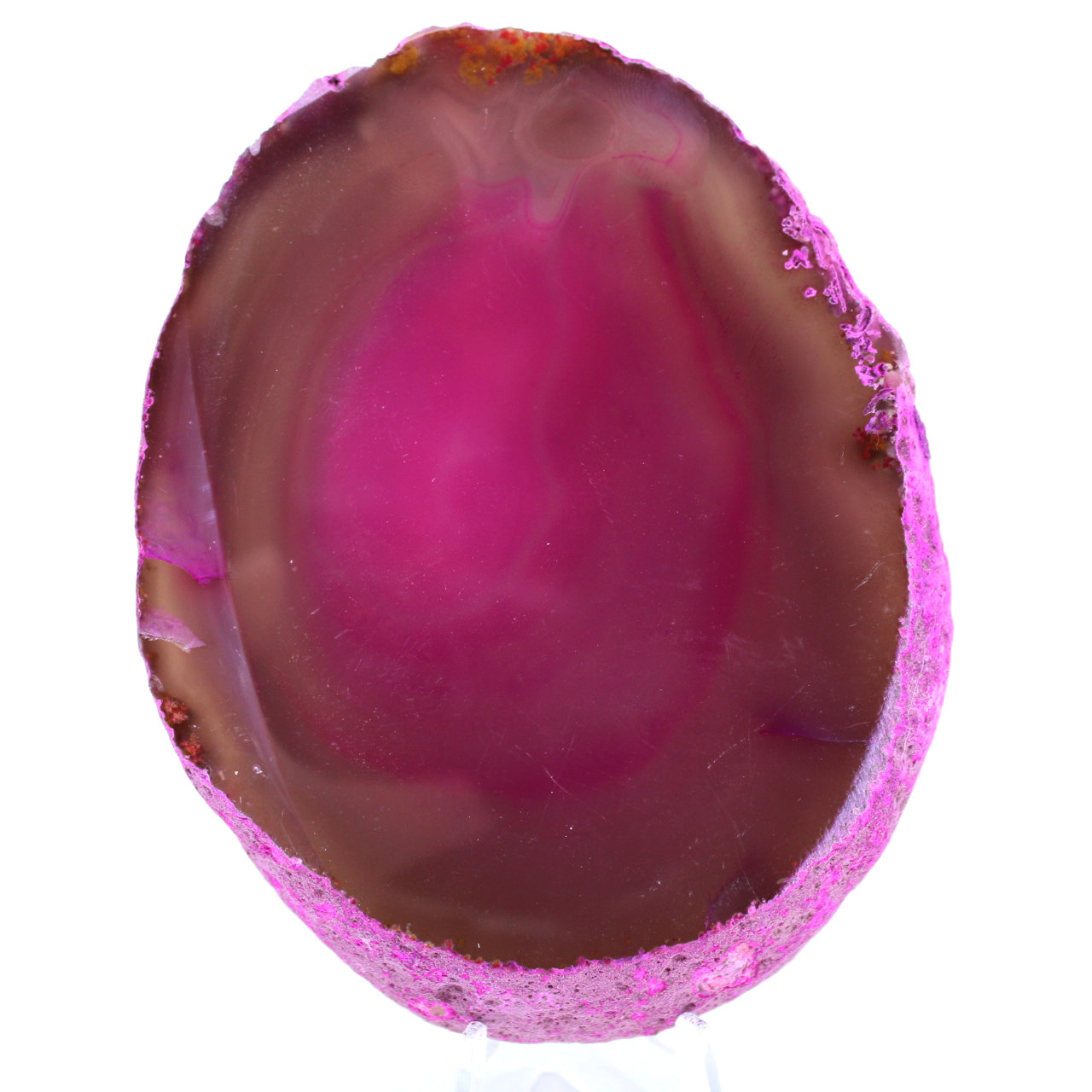 Pierre d'agate rose du Brésil