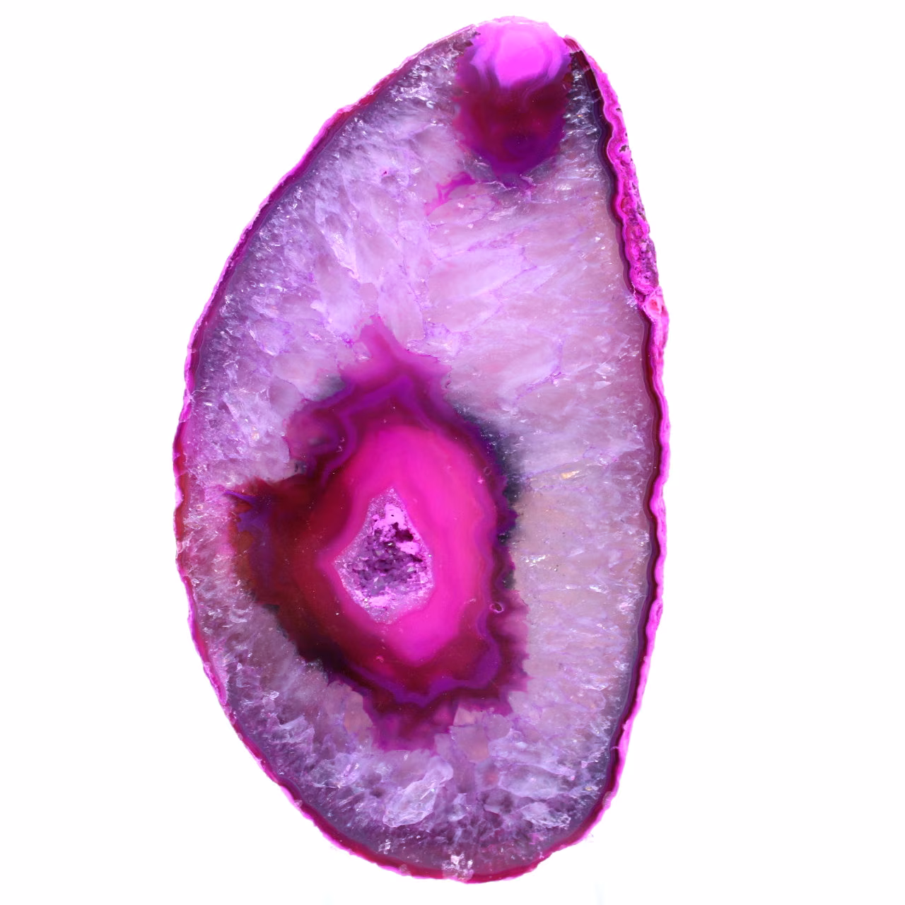 Agate rose de décoration 