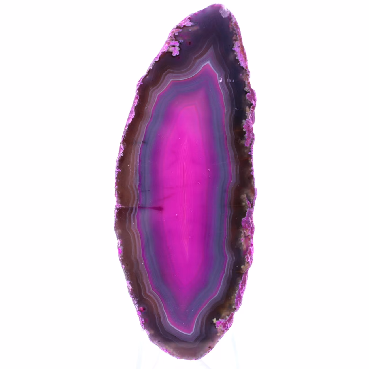 Agate rose d'ornement