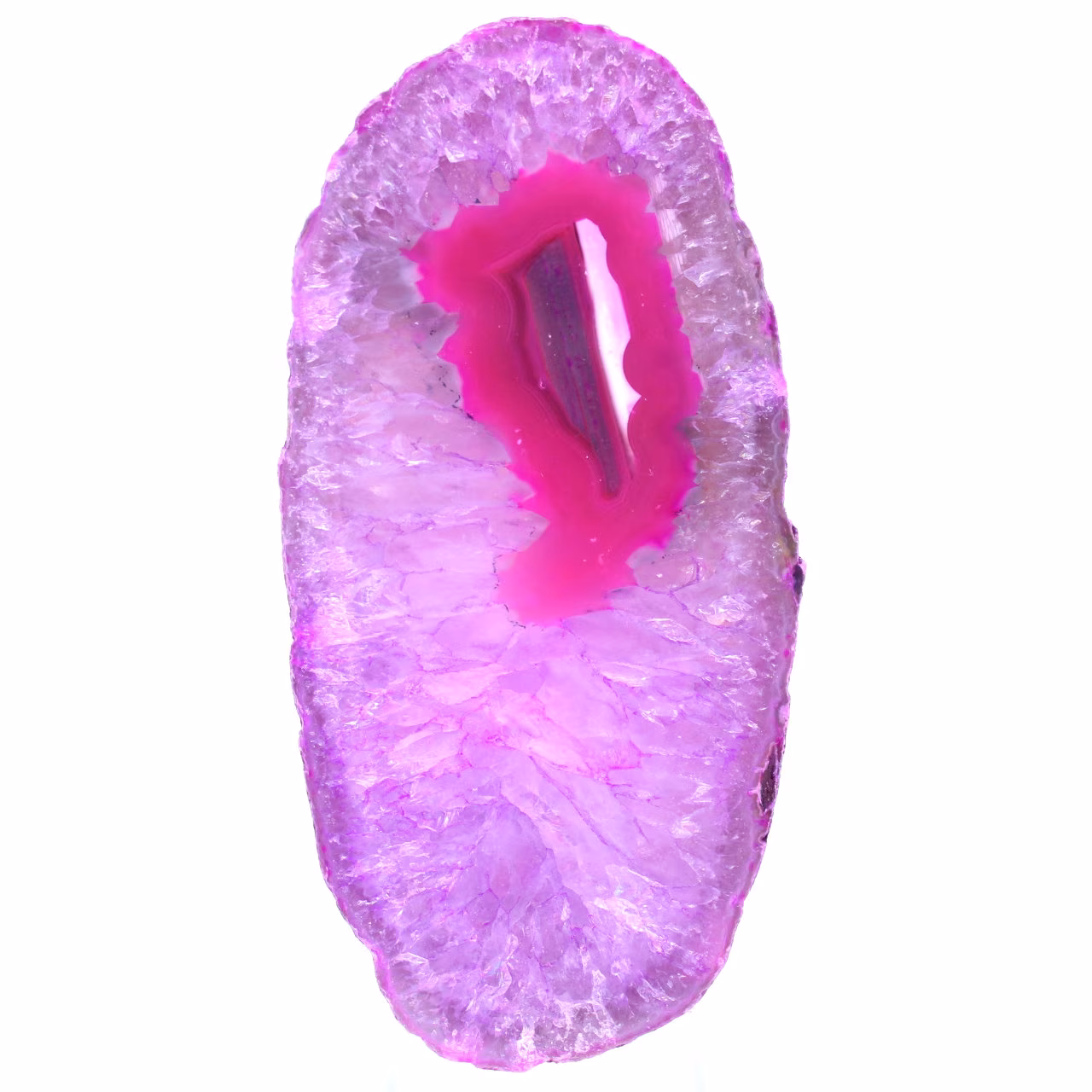 Décoration en agate rose