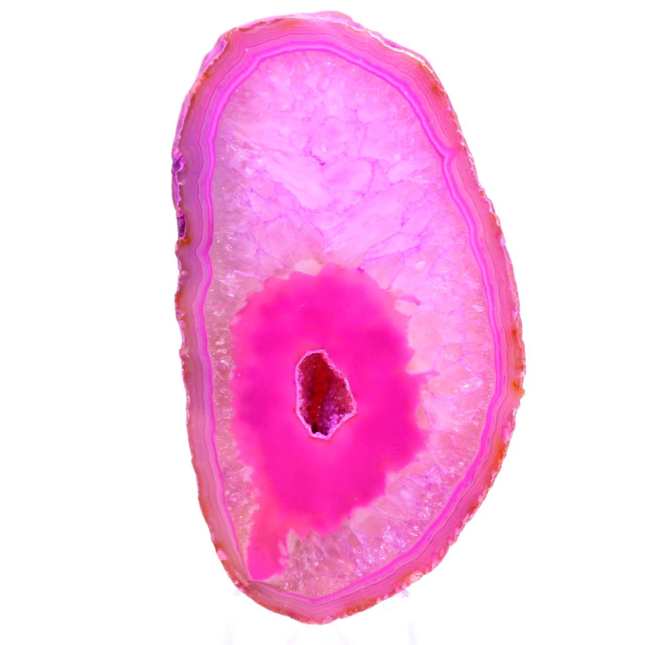 Pierre d'agate rose du Brésil