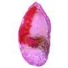 Tranche d'agate rose minérale - 0