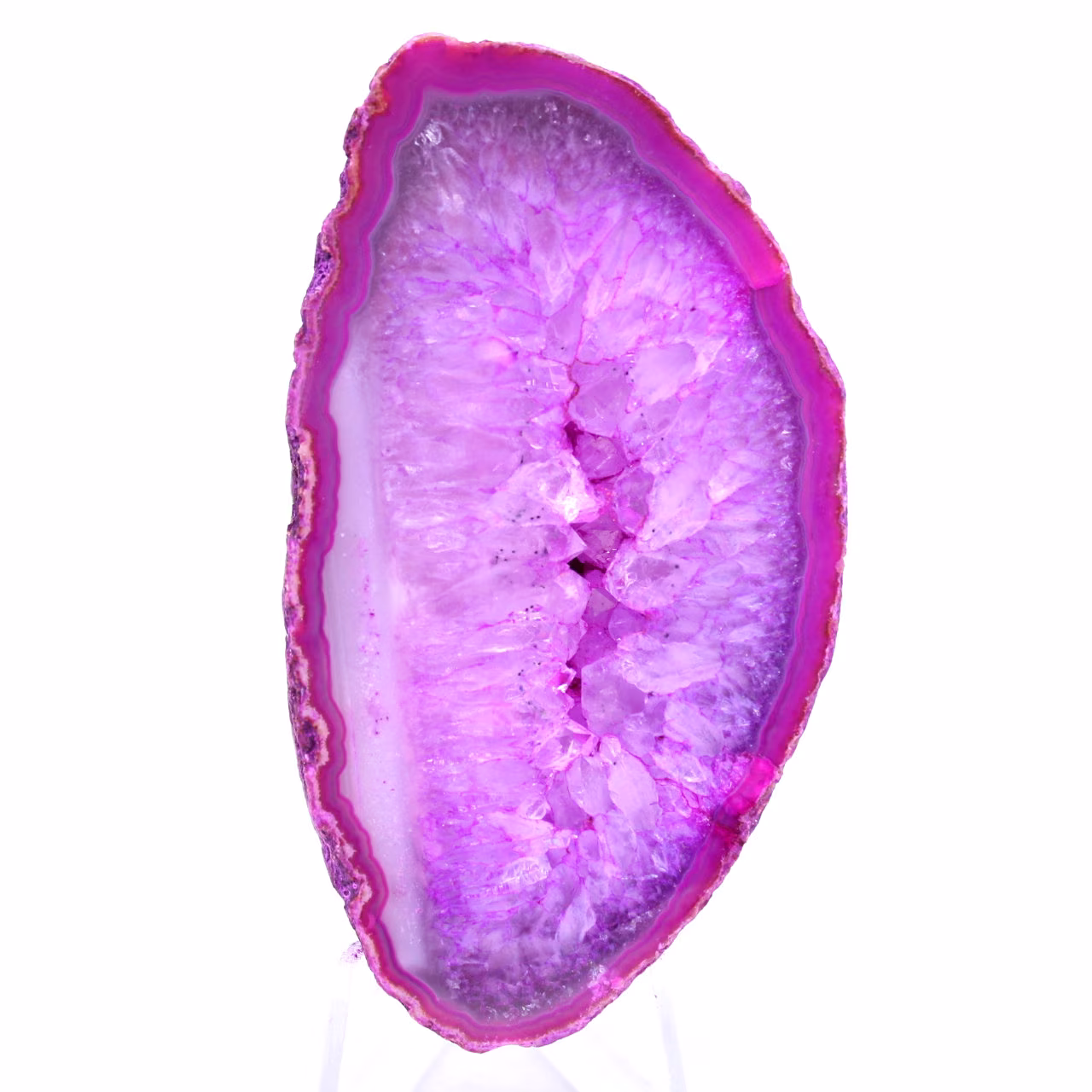 Décoration en agate rose