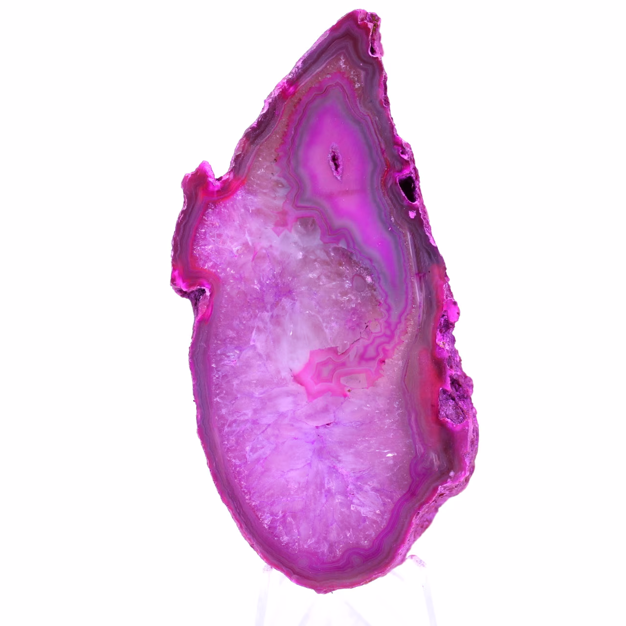 Agate rose minérale