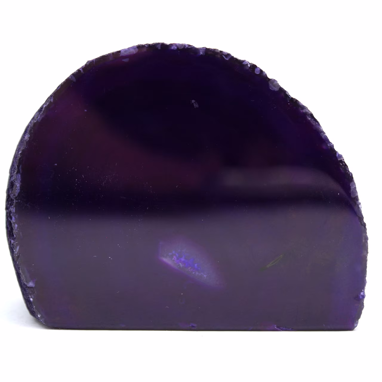 Agate violette à poser