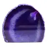 Agate violette à poser - 0