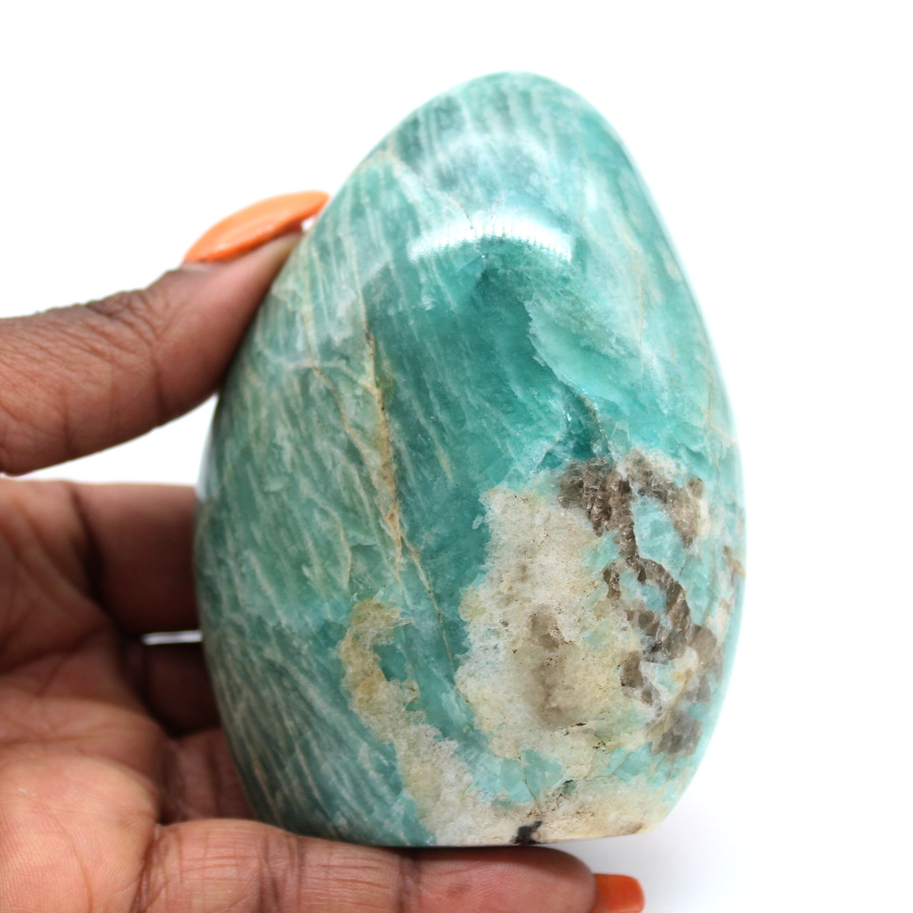 Pierre polie en Amazonite