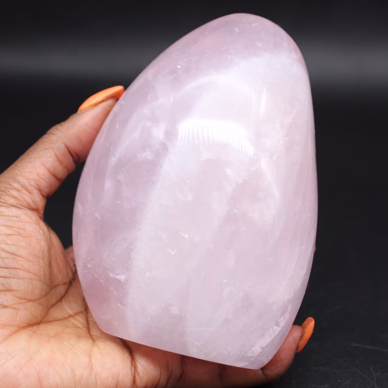 Quartz Rose naturelle polie