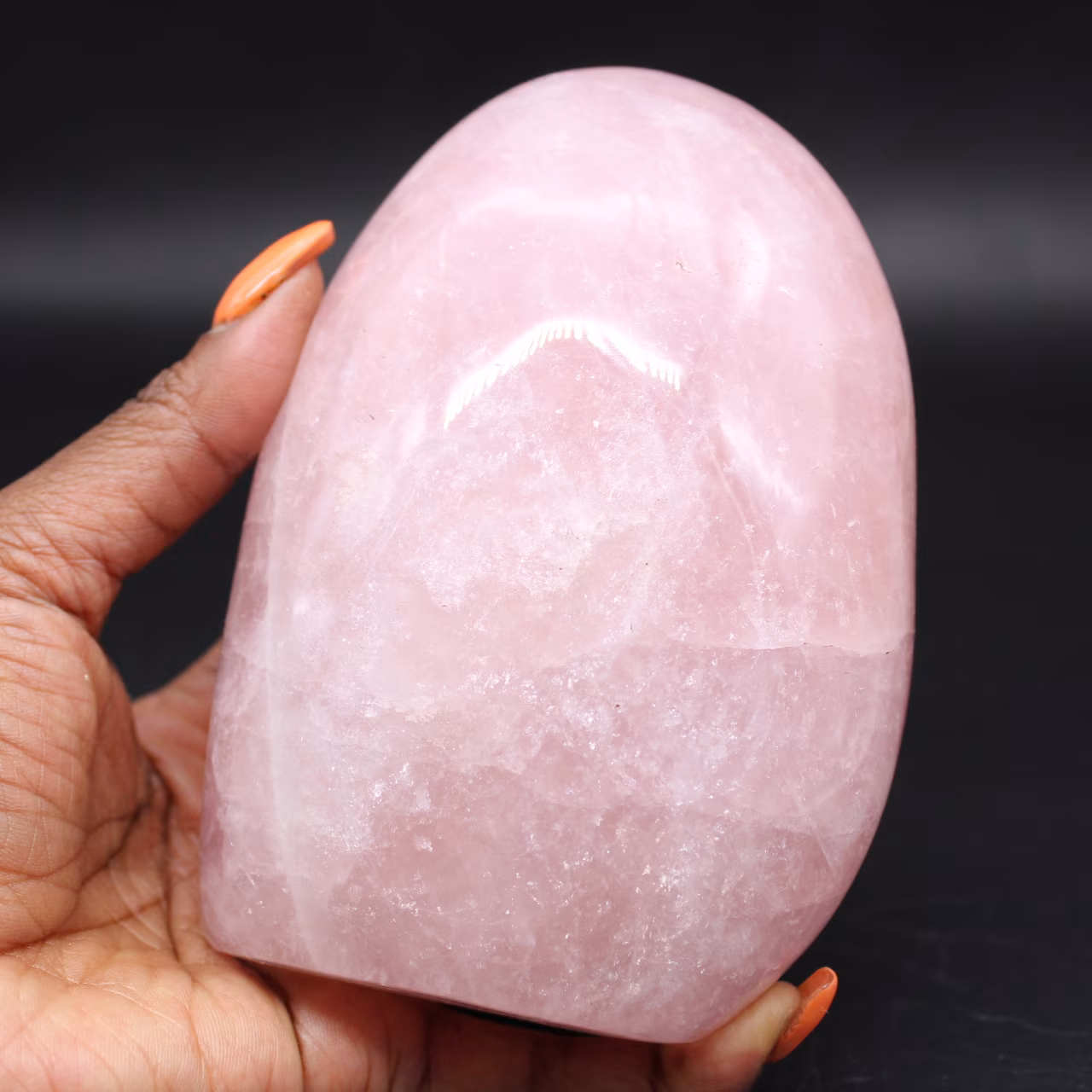 Pierre polie en Quartz Rose