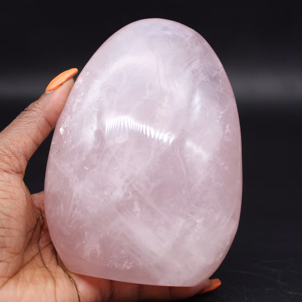 Forme libre de Quartz Rose