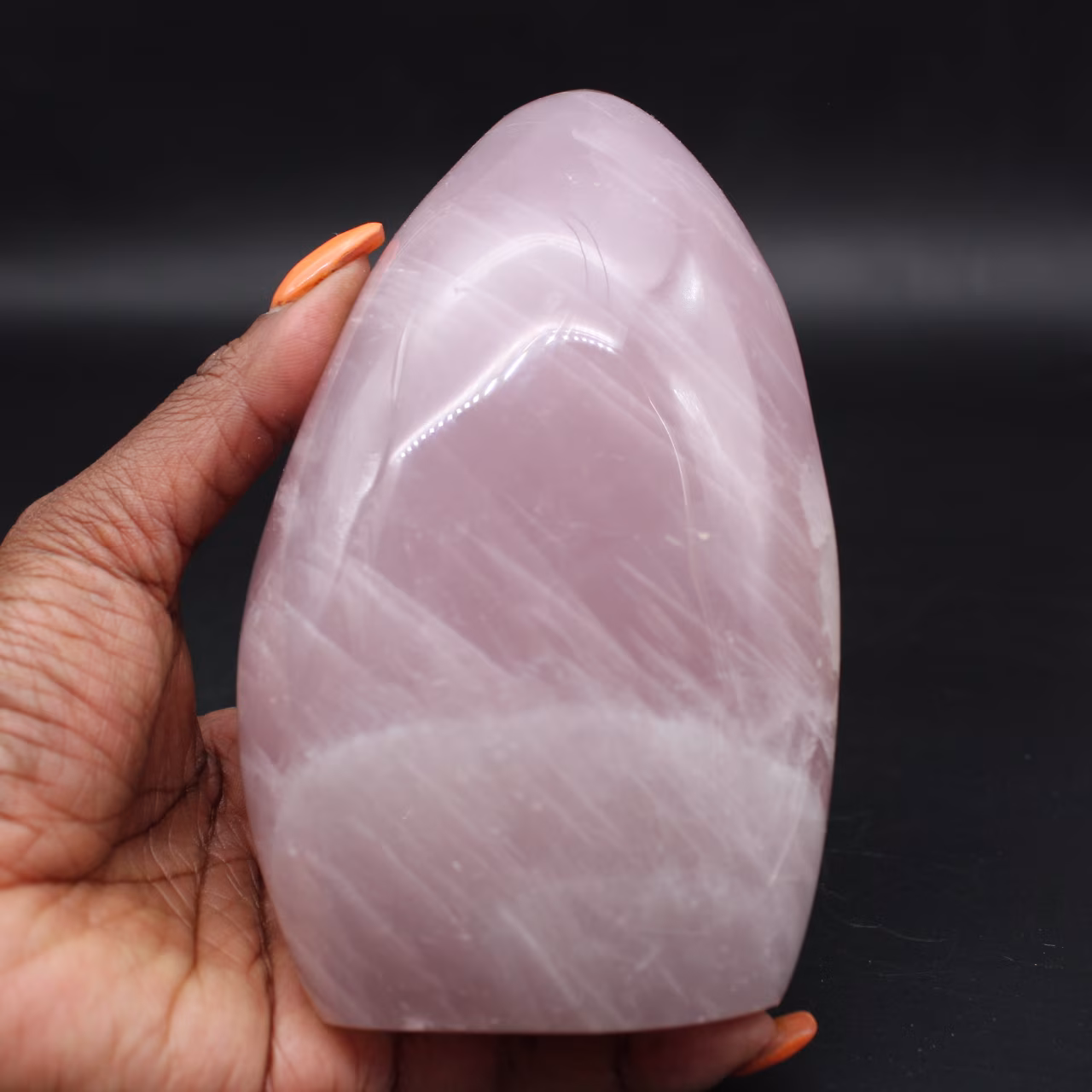 Pierre polie en Quartz Rose