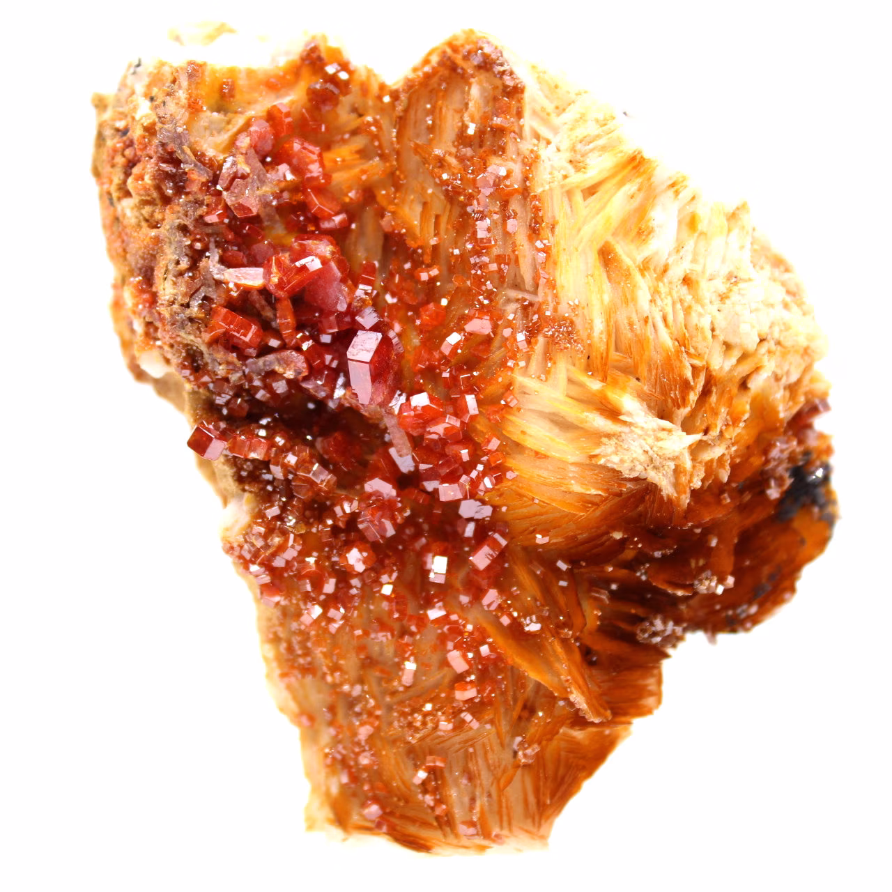 Cristallisation de vanadinite naturelle