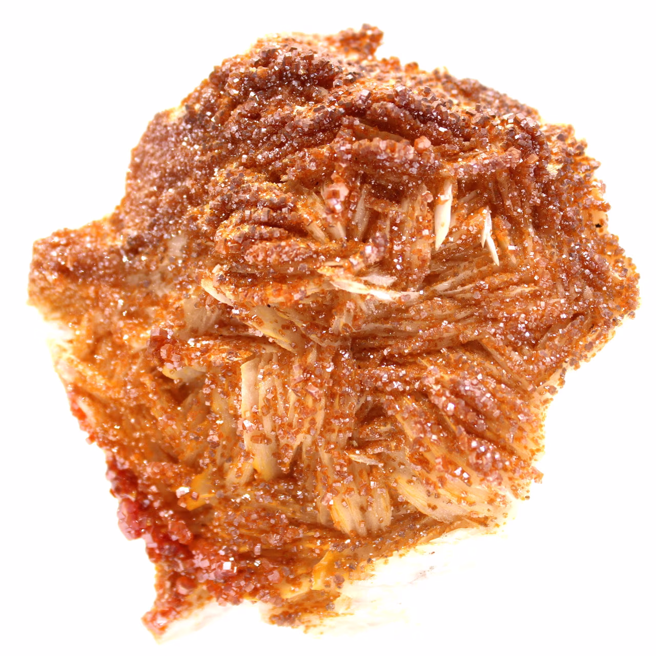 Cristaux de vanadinite naturelle