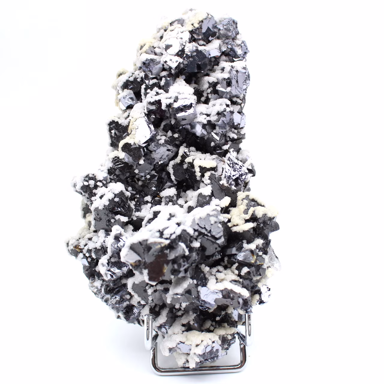 Cristaux naturels sphalérite, galène et calcite