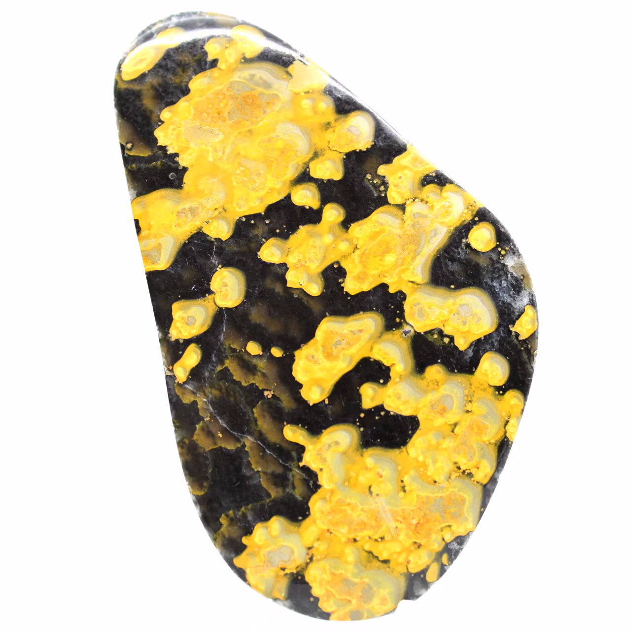 Pierre naturelle de jaspe bumblebee 