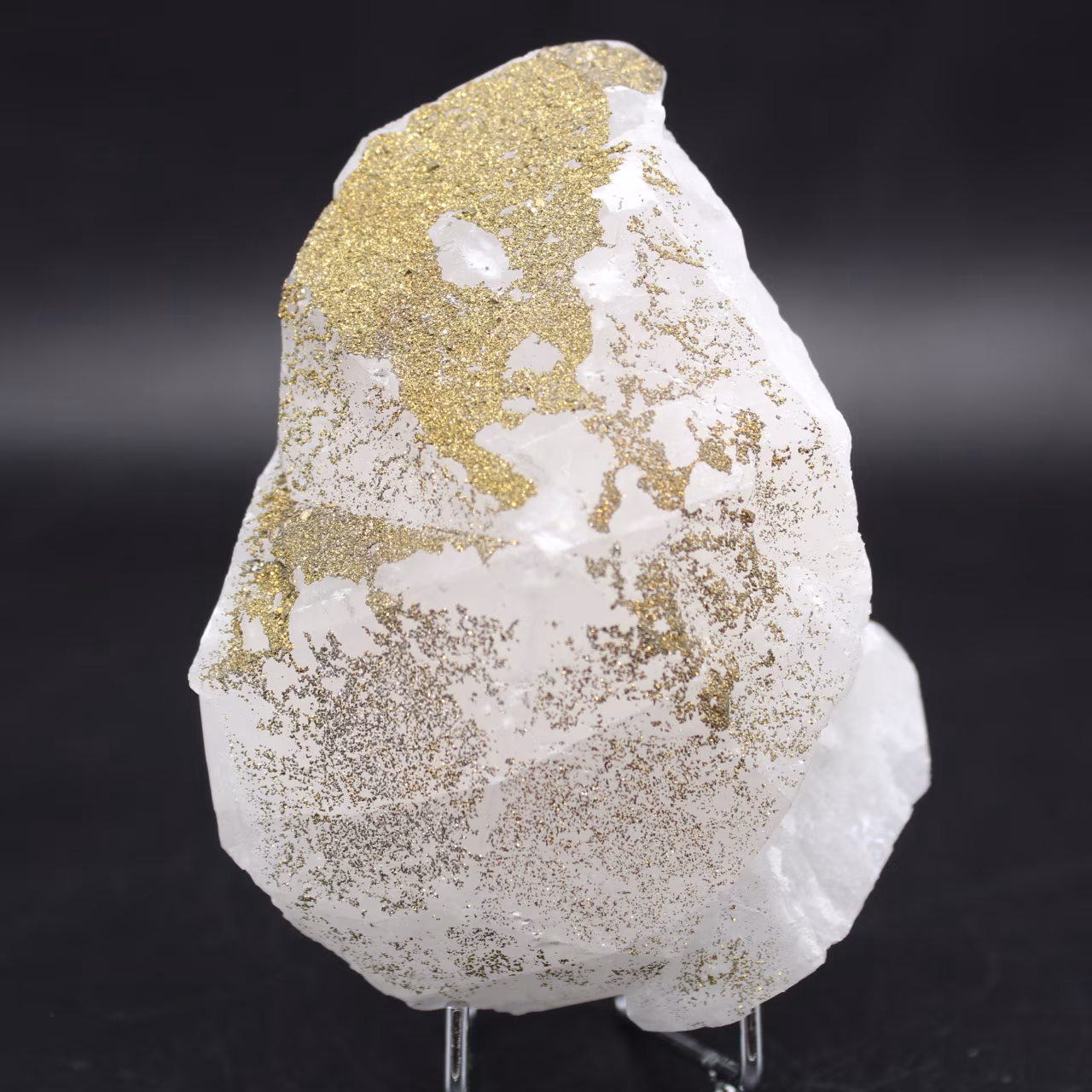 Pyrite sur calcite