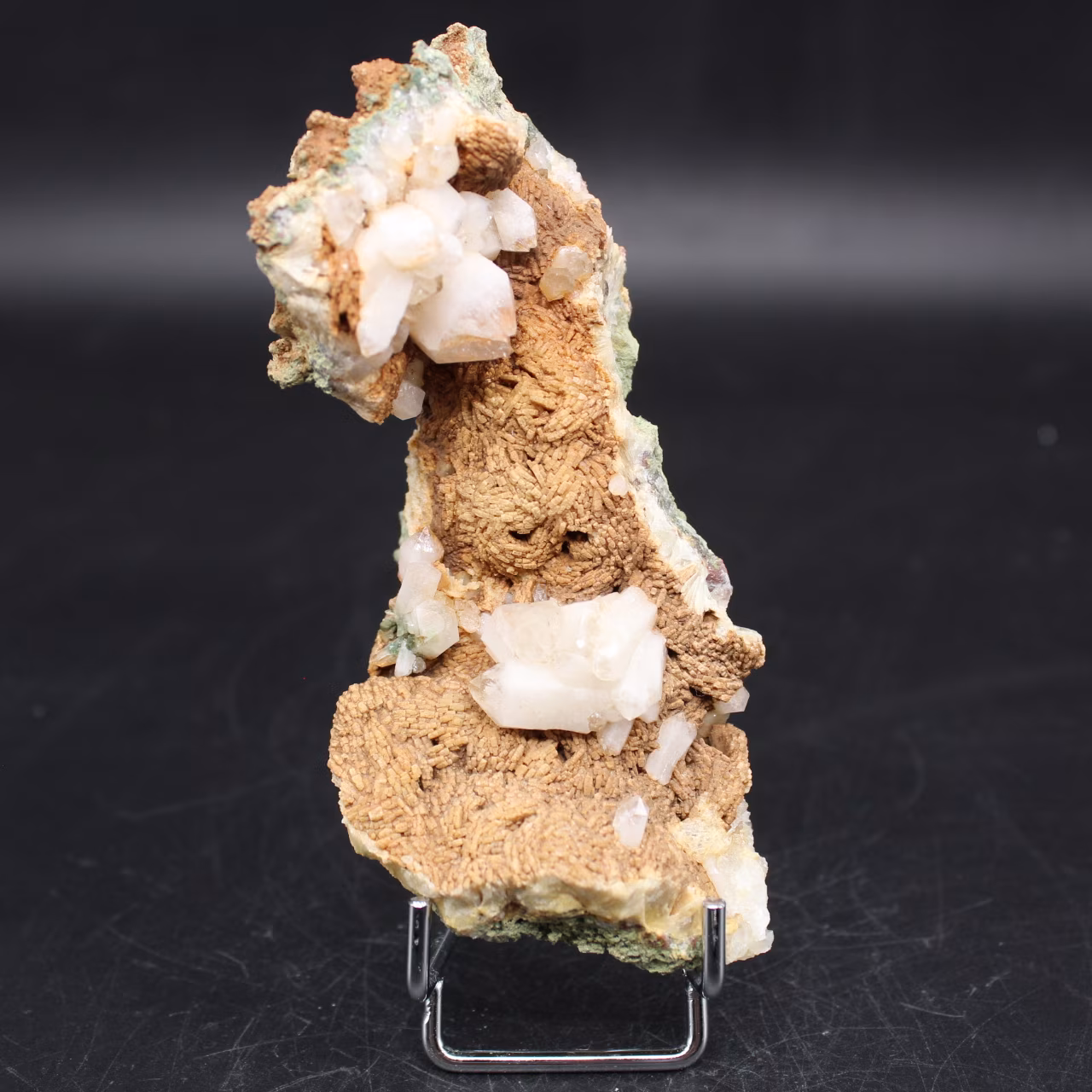 Cristaux de quartz et sidérite