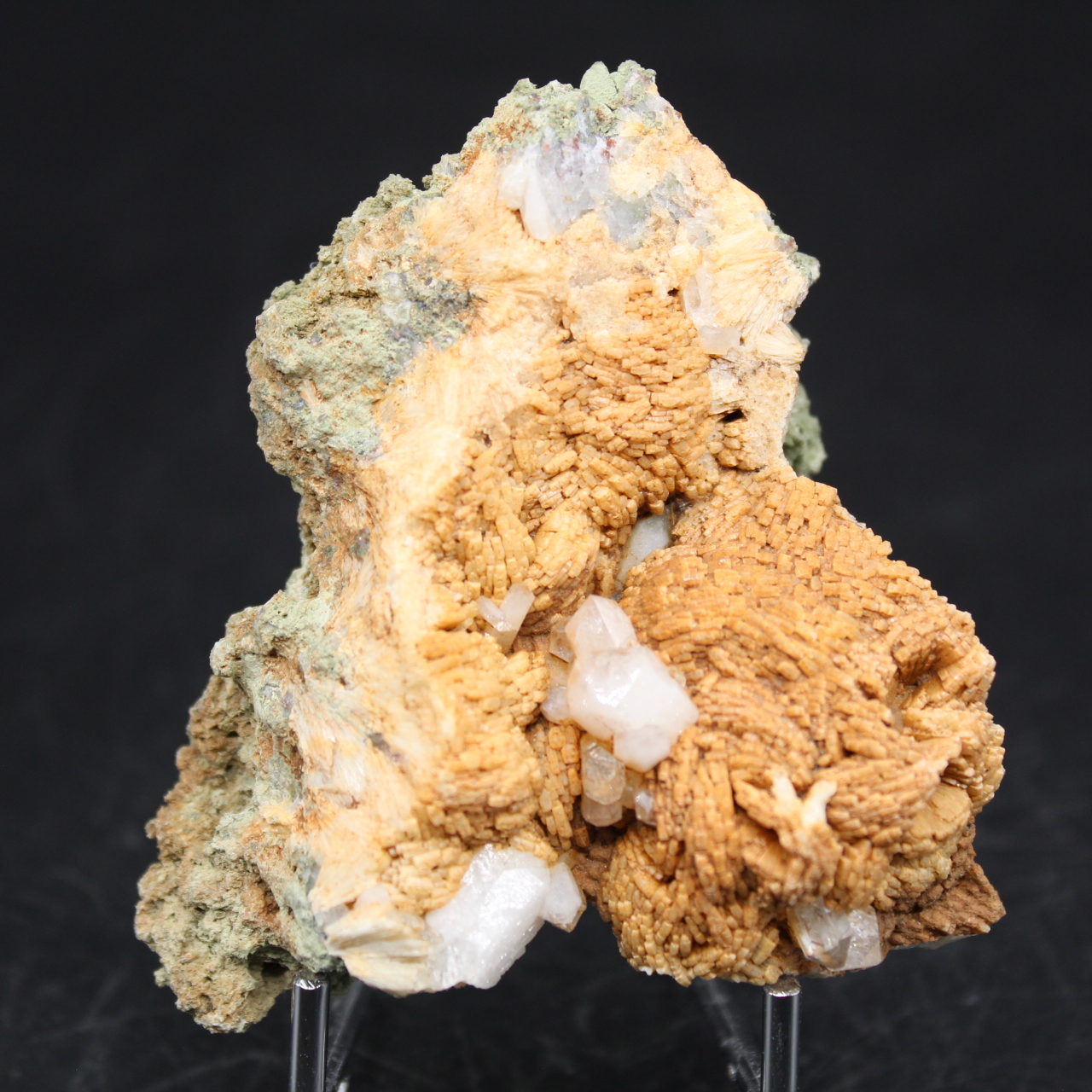 Cristaux de quartz et sidérite