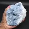 Célestite bleue cristallisée - 0