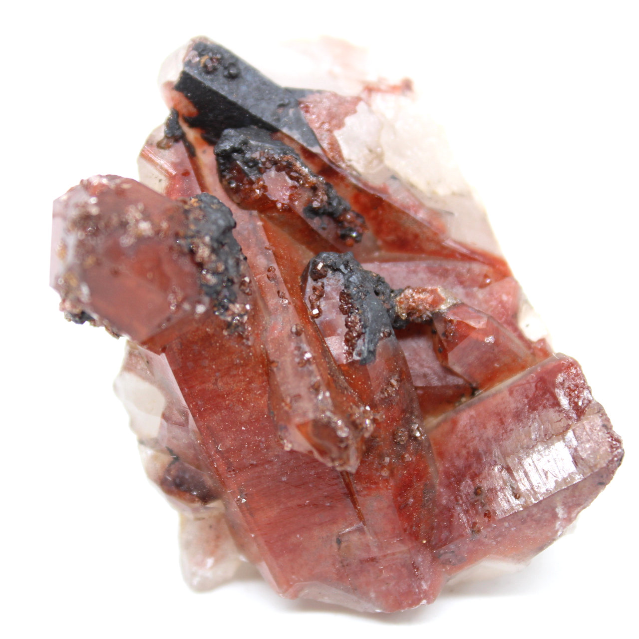 Quartz rouge naturel