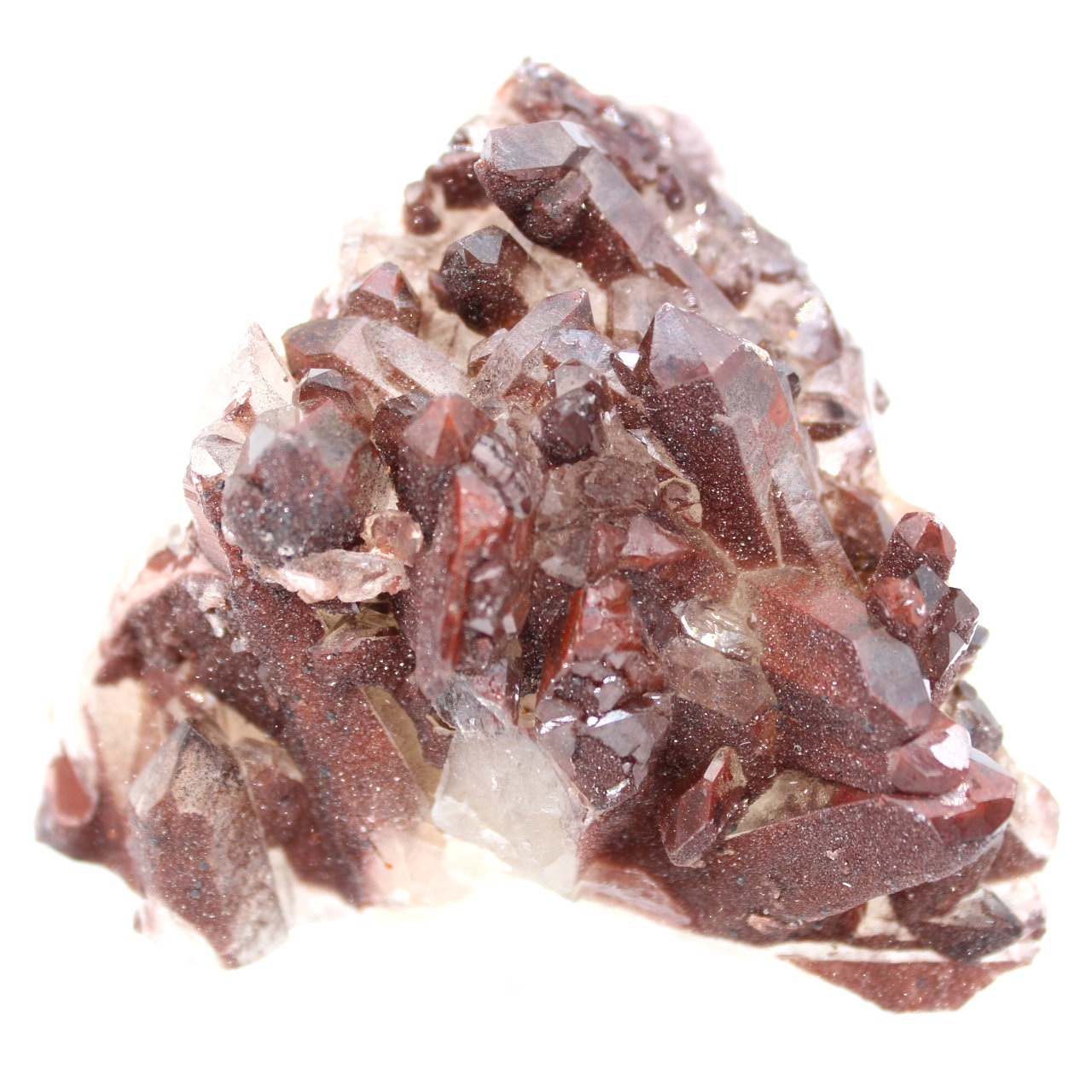Quartz rouge brut naturel