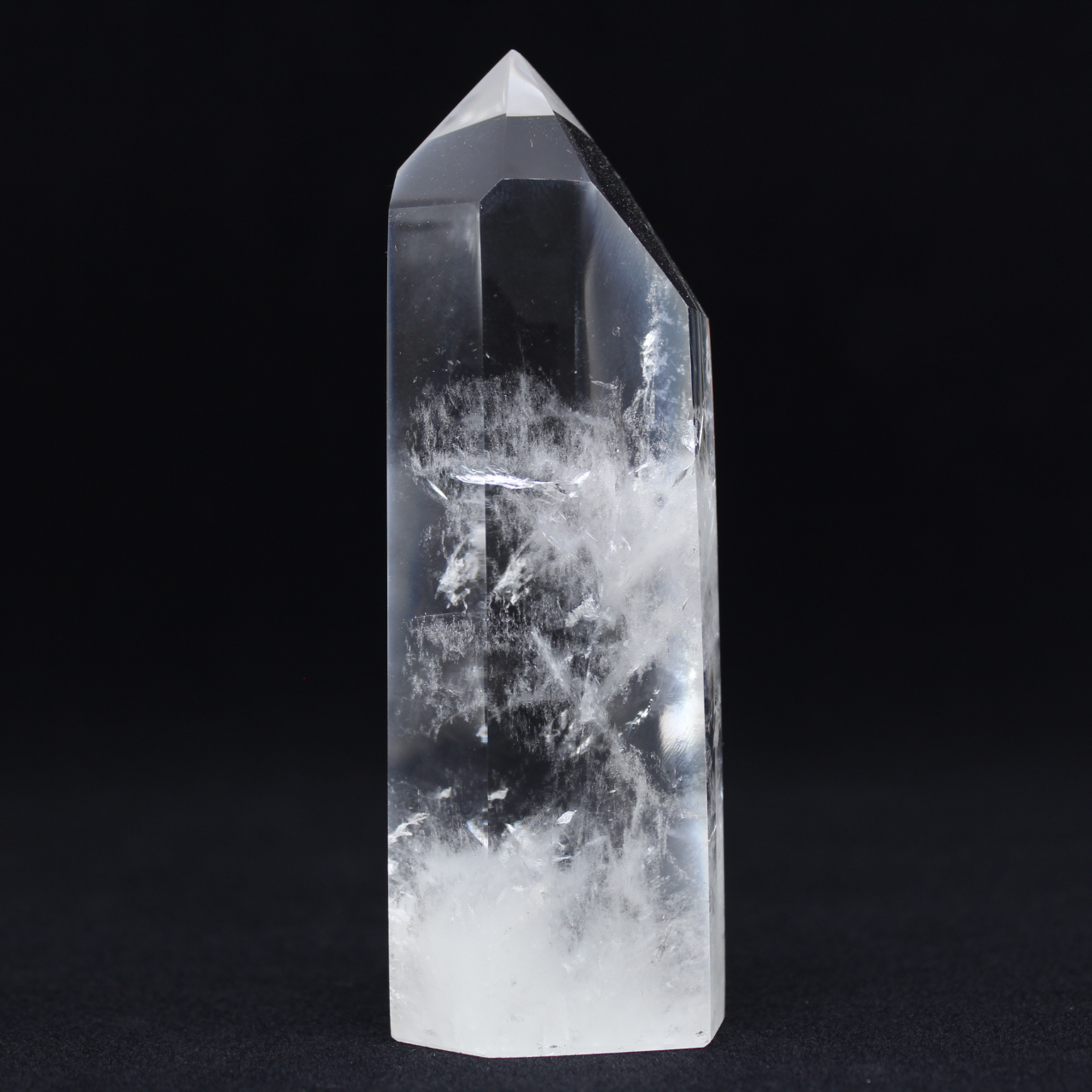 Prisme poli en cristal de roche