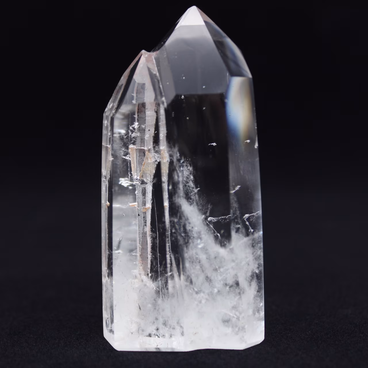 Prisme de cristal de roche de collection