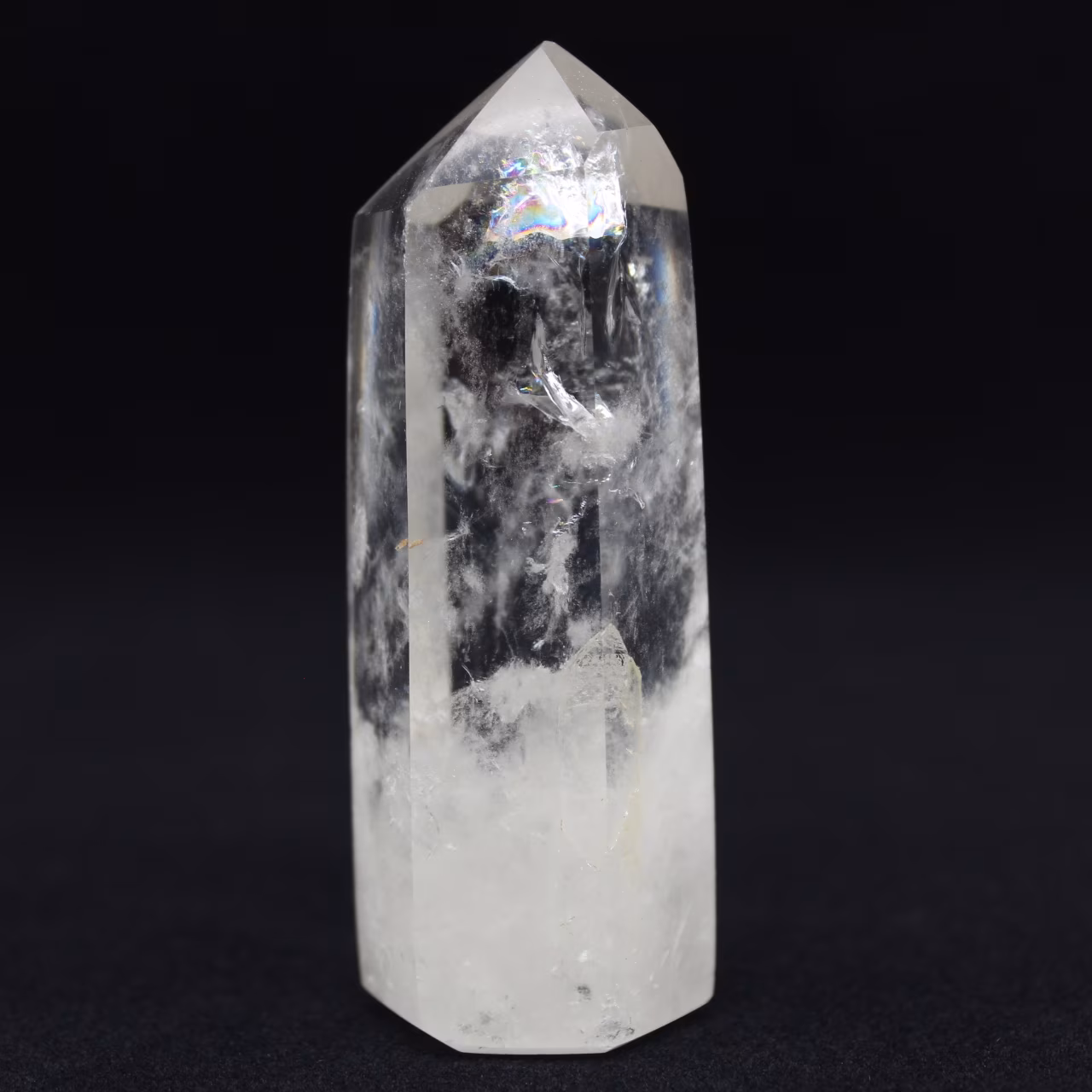 Prisme poli en de cristal de roche