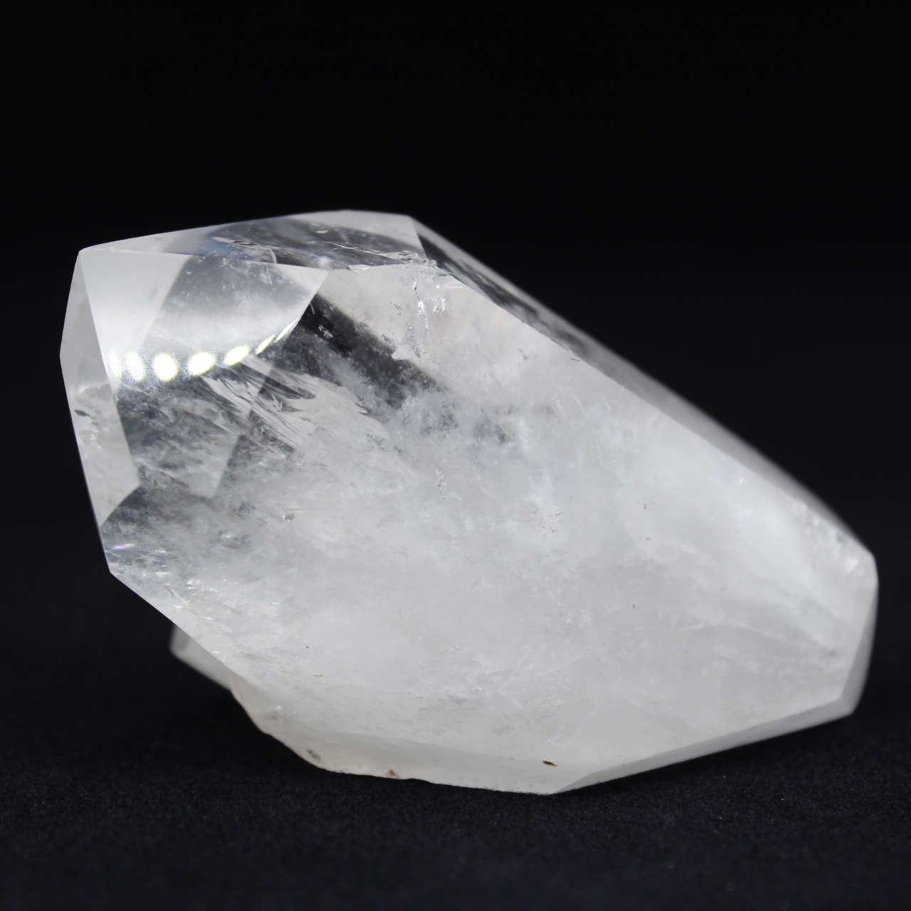Prisme de cristal de roche d'ornement